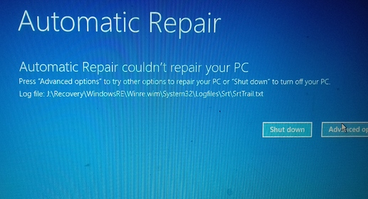 automatic repair not working