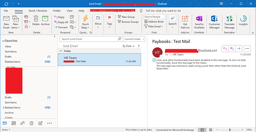 Set email address as not a just in Office 365 tenant_999tech