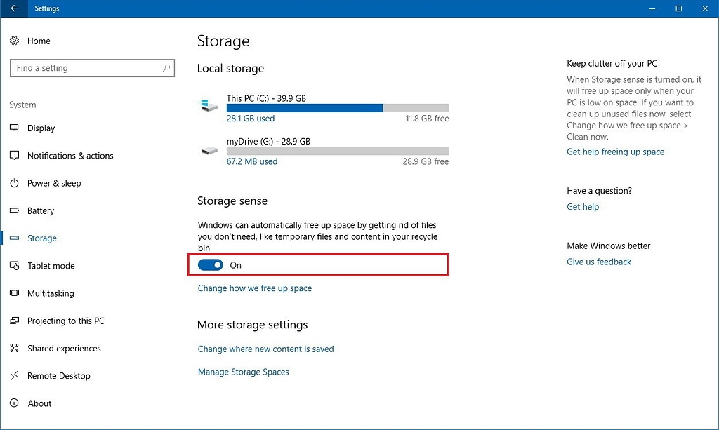 Windows 10 Storage Not Adding Up