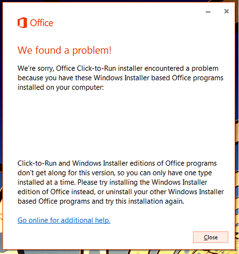 o365_click to run error_ 999tech