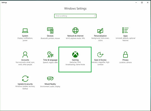 Windows 10 Game Mode