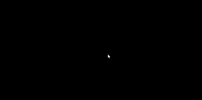 black screen of death
