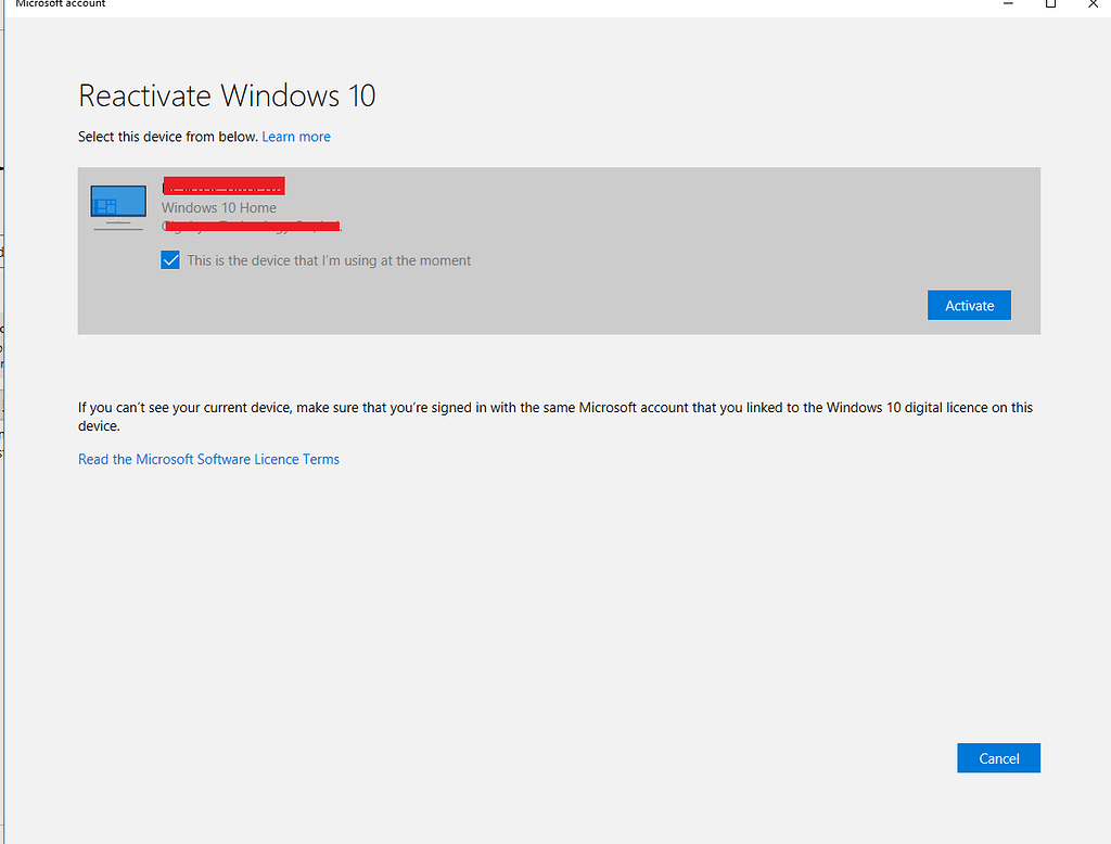 Windows 10 activation failure after hardware change Windows 10 Computer Repair
