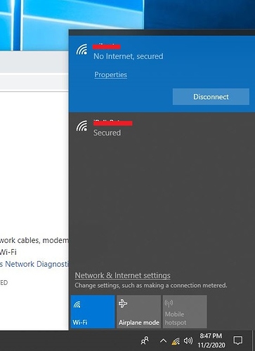 No Internet Access for outlook