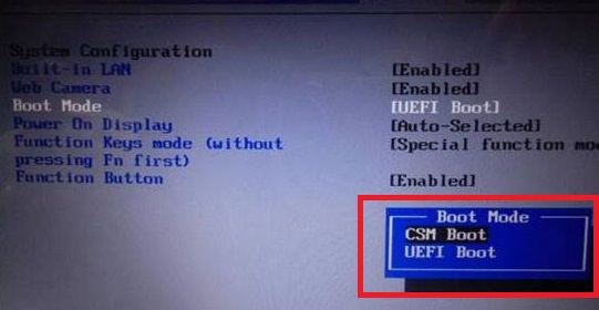 CSM Windows 10.