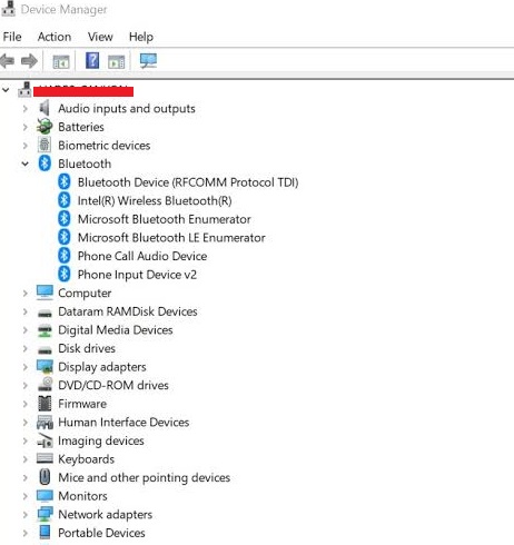bluetooth error 999tech.co.in