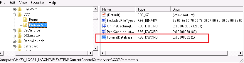 Registry format database 999tech.co.uk