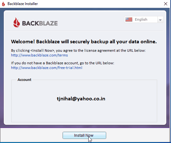 Backblaze_Installation