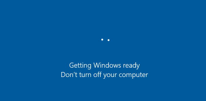 getting-windows-ready-stuck