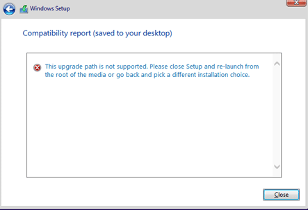 This-upgrade-path-is-not-supported.-Please-close-Setup-and-re-launch”